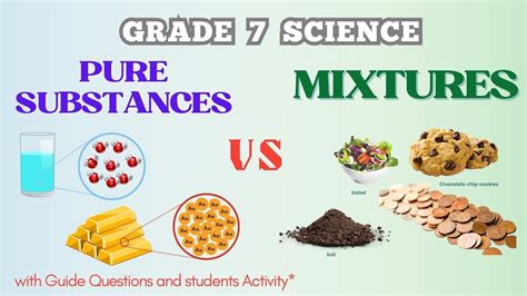 3.5: Pure Substances and Mixtures .
